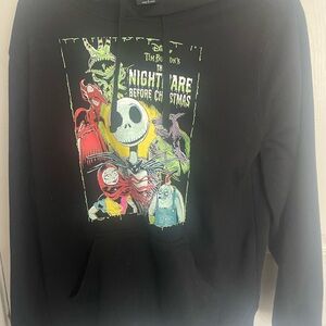 Disney Black Crew Neck Sweater with Vibrant Graphic